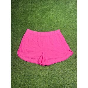 PINK Victoria’s Secret Lounge Shorts Women’s Large Pink Cotton Dolphin Hem